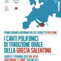 A Zollino prende il via il Progetto Polysong
